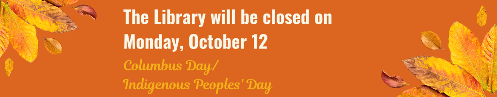 Closed on Monday, October 12